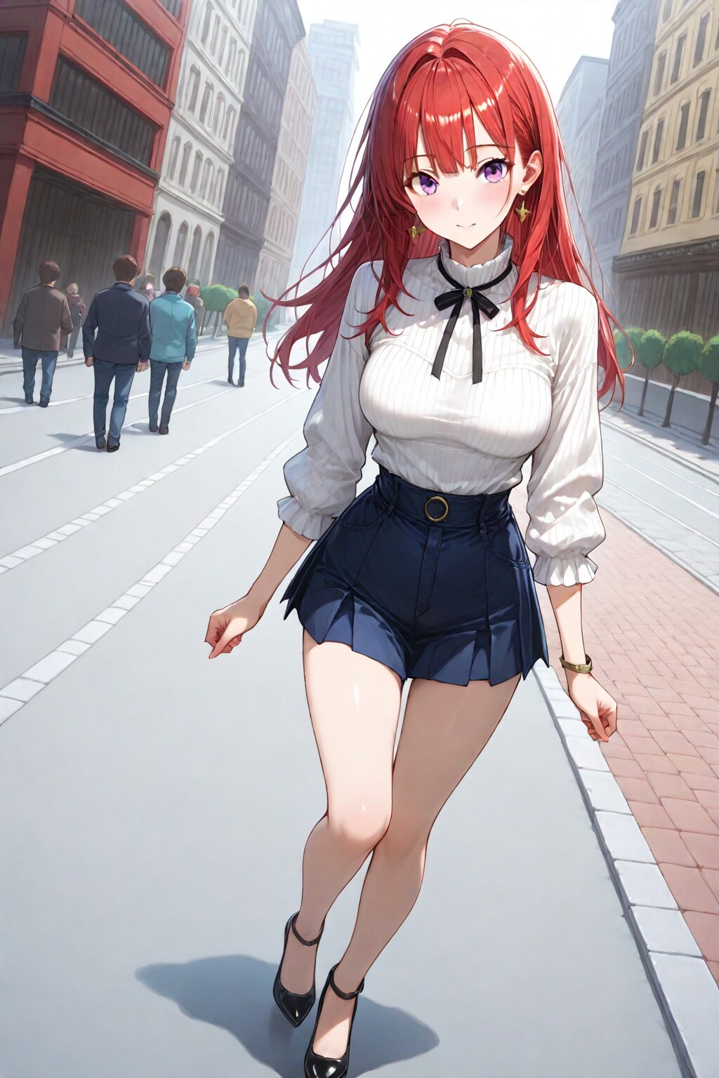赤毛紫目美少女のあんな事やこんな事（ダイナミックアングル版）