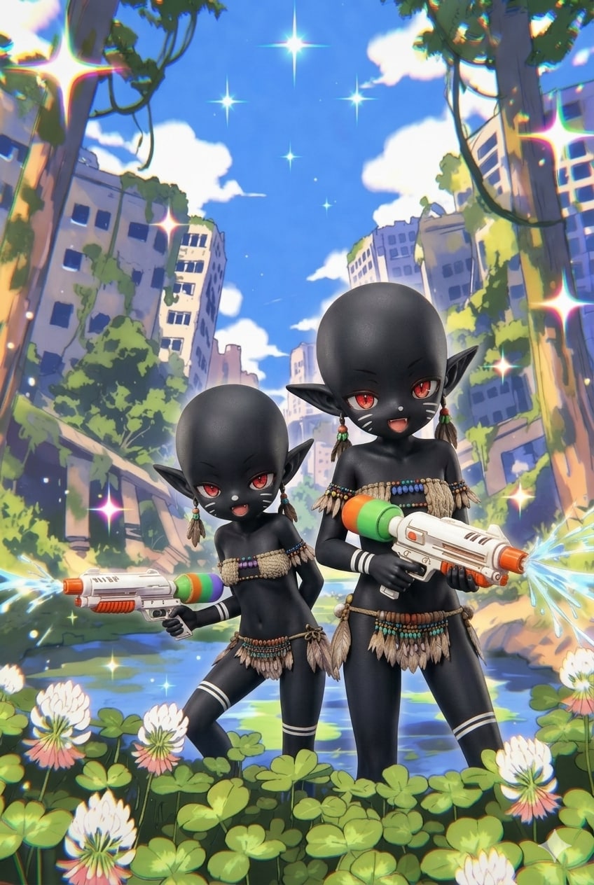 新約未来世紀ダークエルフ　フィギア | の人気AIイラスト・グラビア