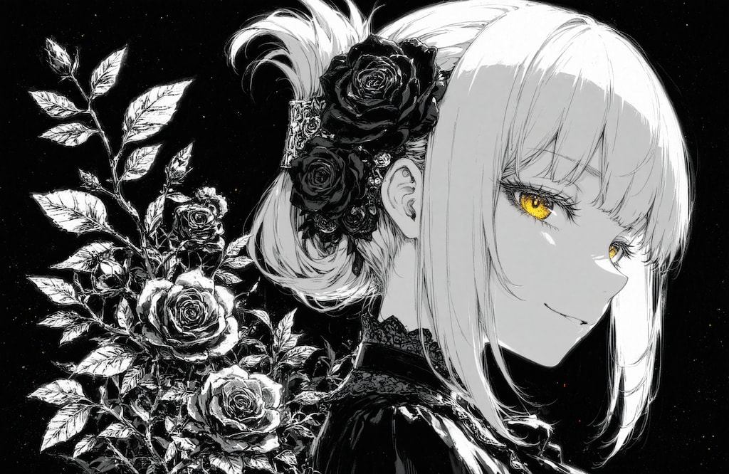 看板娘　black