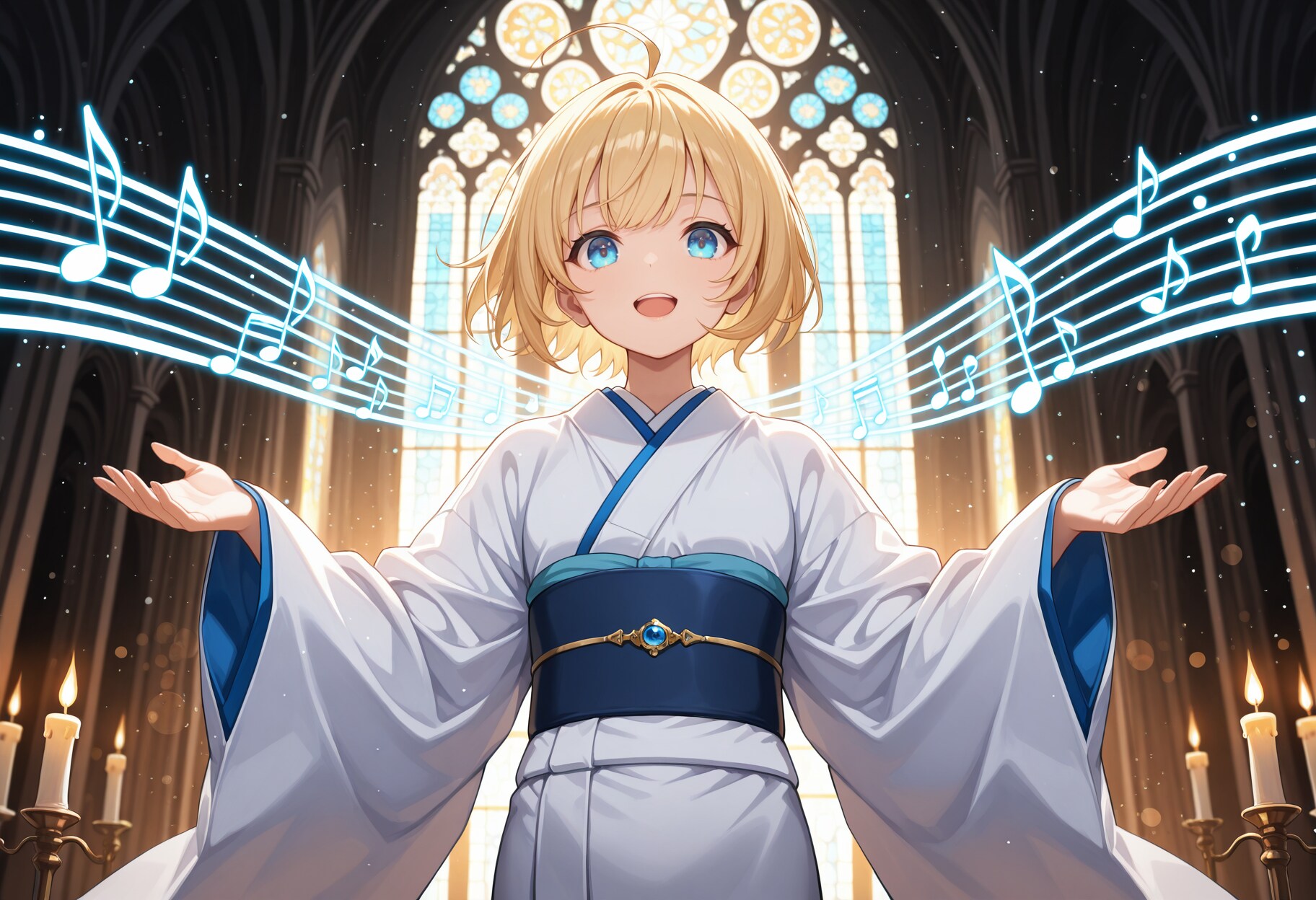 新年に歌う着物シスターさん