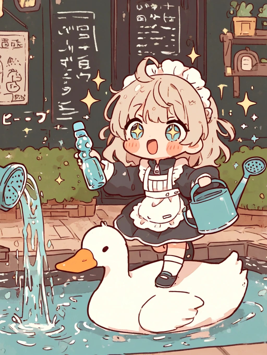 はい、お水だよー！