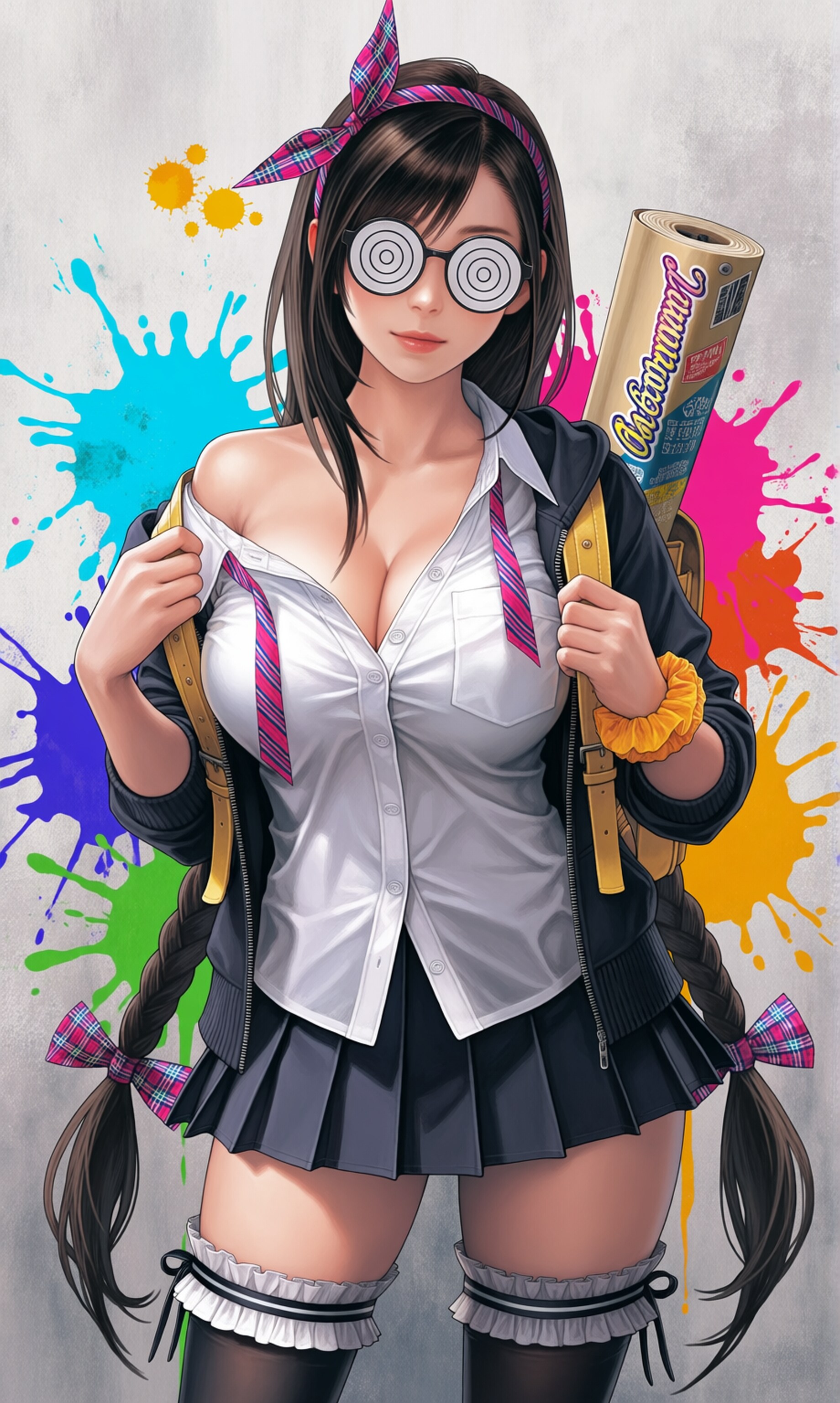 【R-15】着崩し過ぎたオタクJKのティファ