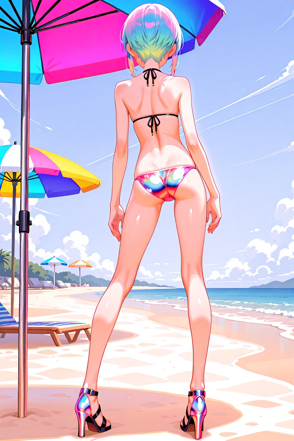 (LILY)お試し flat bikini girl