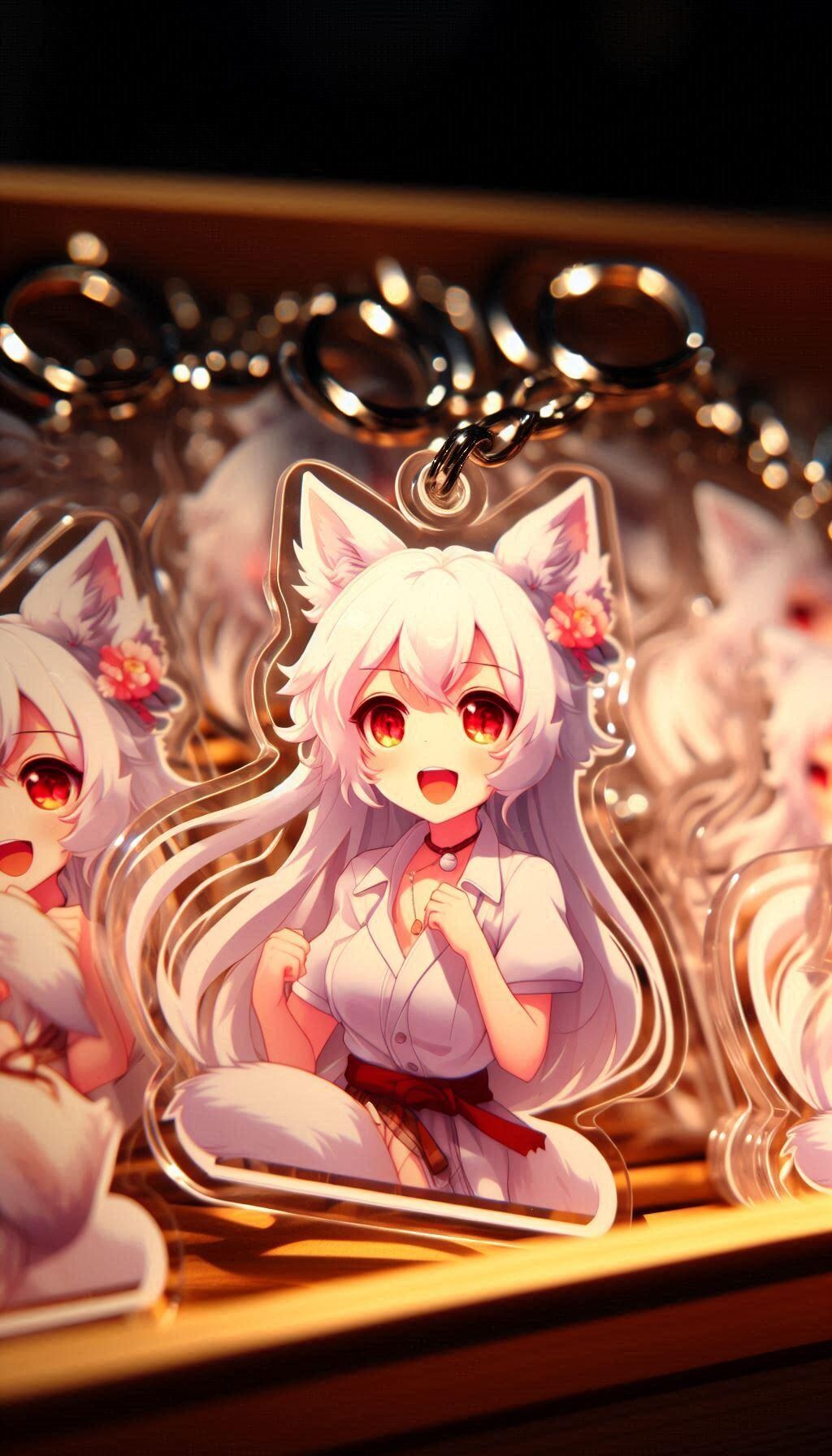 雪狐アクキー発売中！？