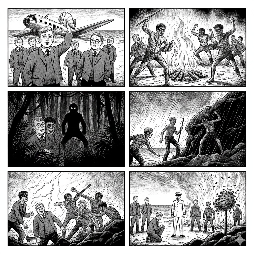 蝿の王(ネタバレ挿絵)