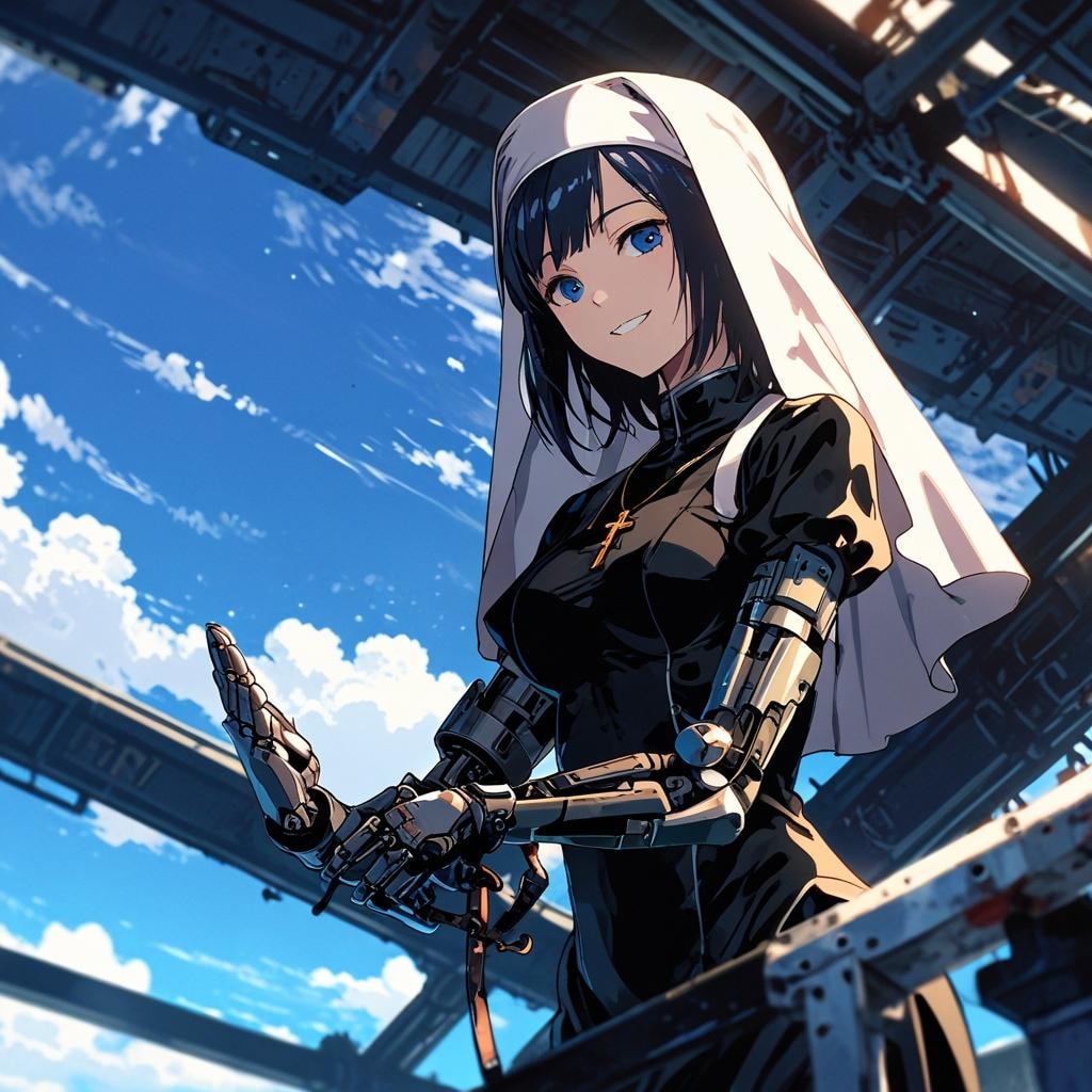 青空とひまわり