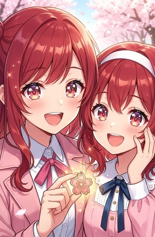 egao姉妹💕 | の人気AIイラスト・グラビア