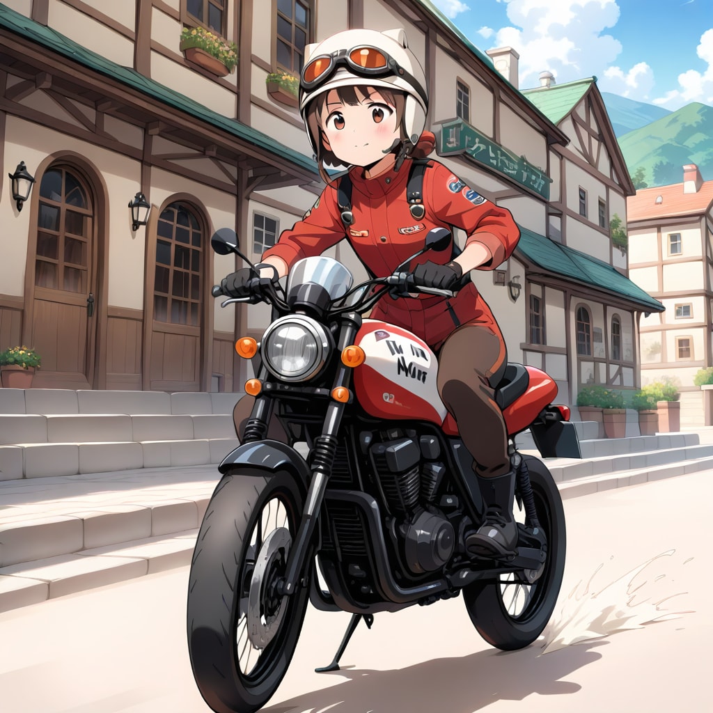 バイク好き彼女