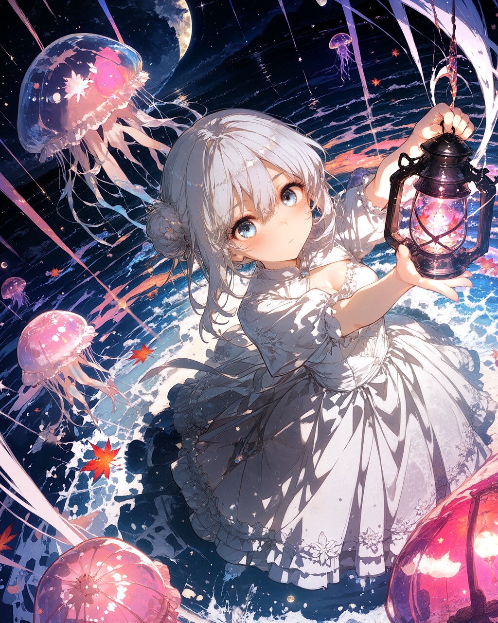 海月の明かりに導かれ、魂は月へ還る。