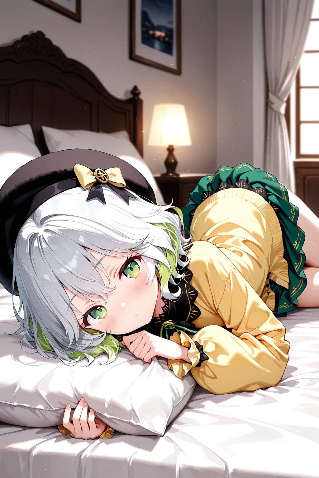 シーツの波間で