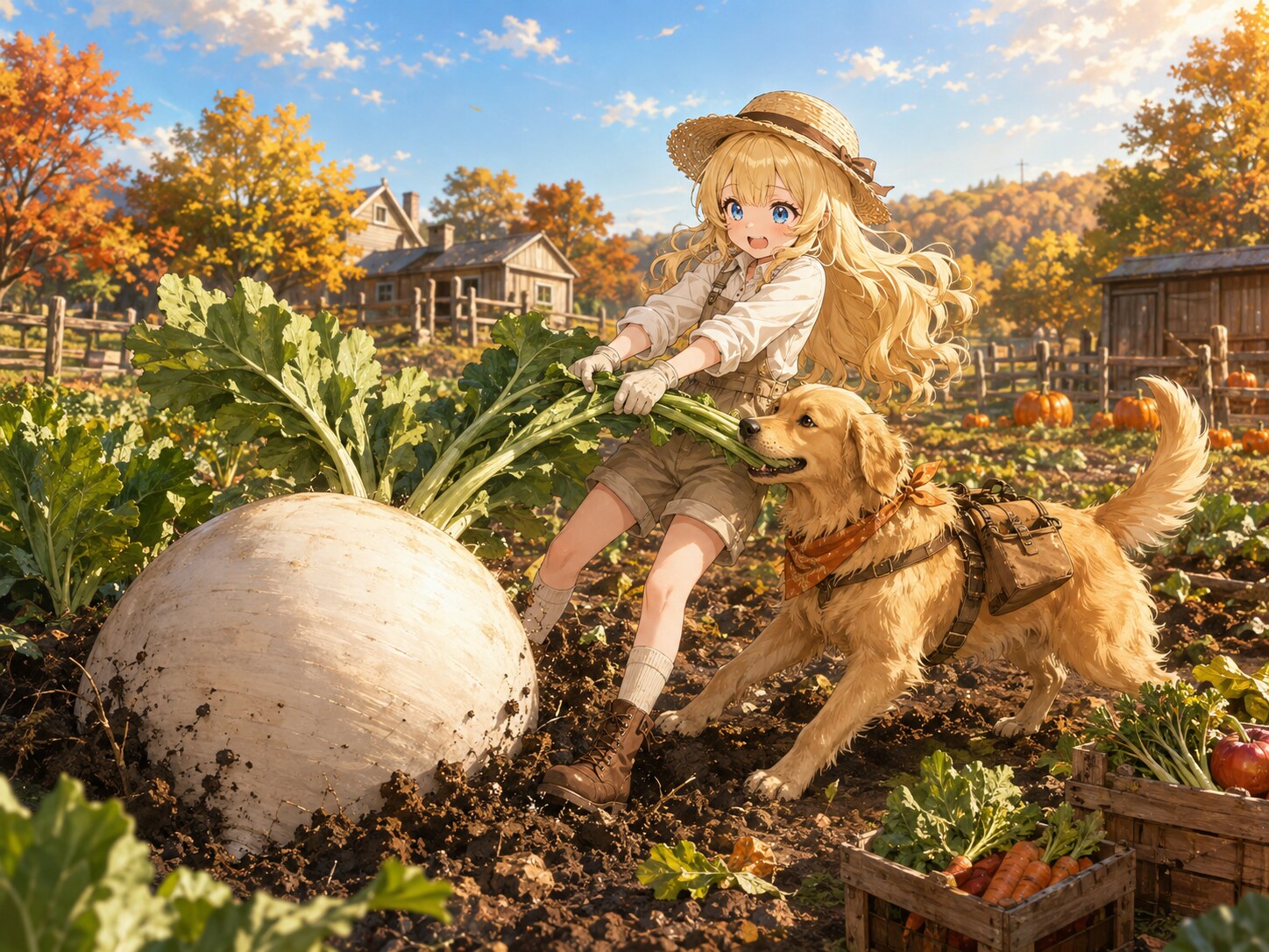 ふたりで、うんとこしょ！ | の人気AIイラスト・グラビア