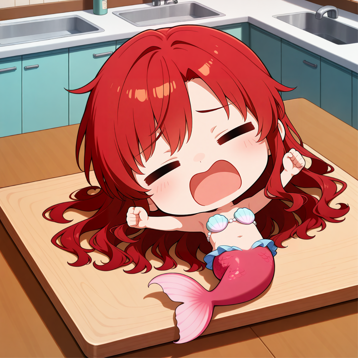 まな板の上の人魚