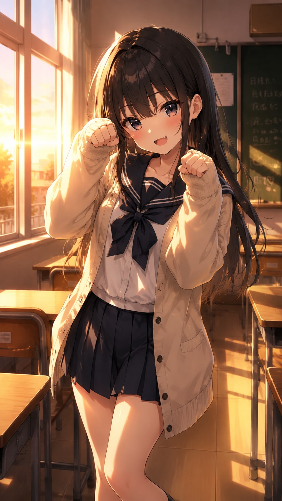 萌え袖な詩帆ちゃん🩷
