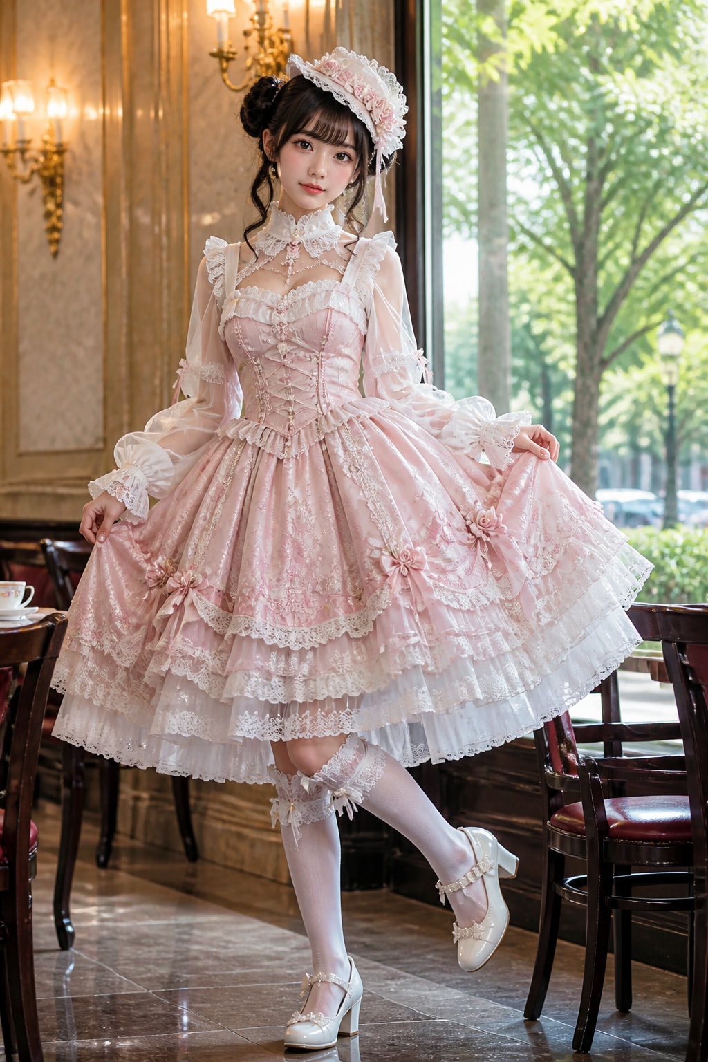 ３モデル比較：ロリータファッション