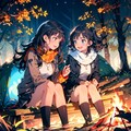 キャンプファイヤーを囲んで 4枚目