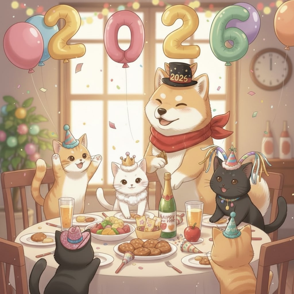 新年会🐶😺