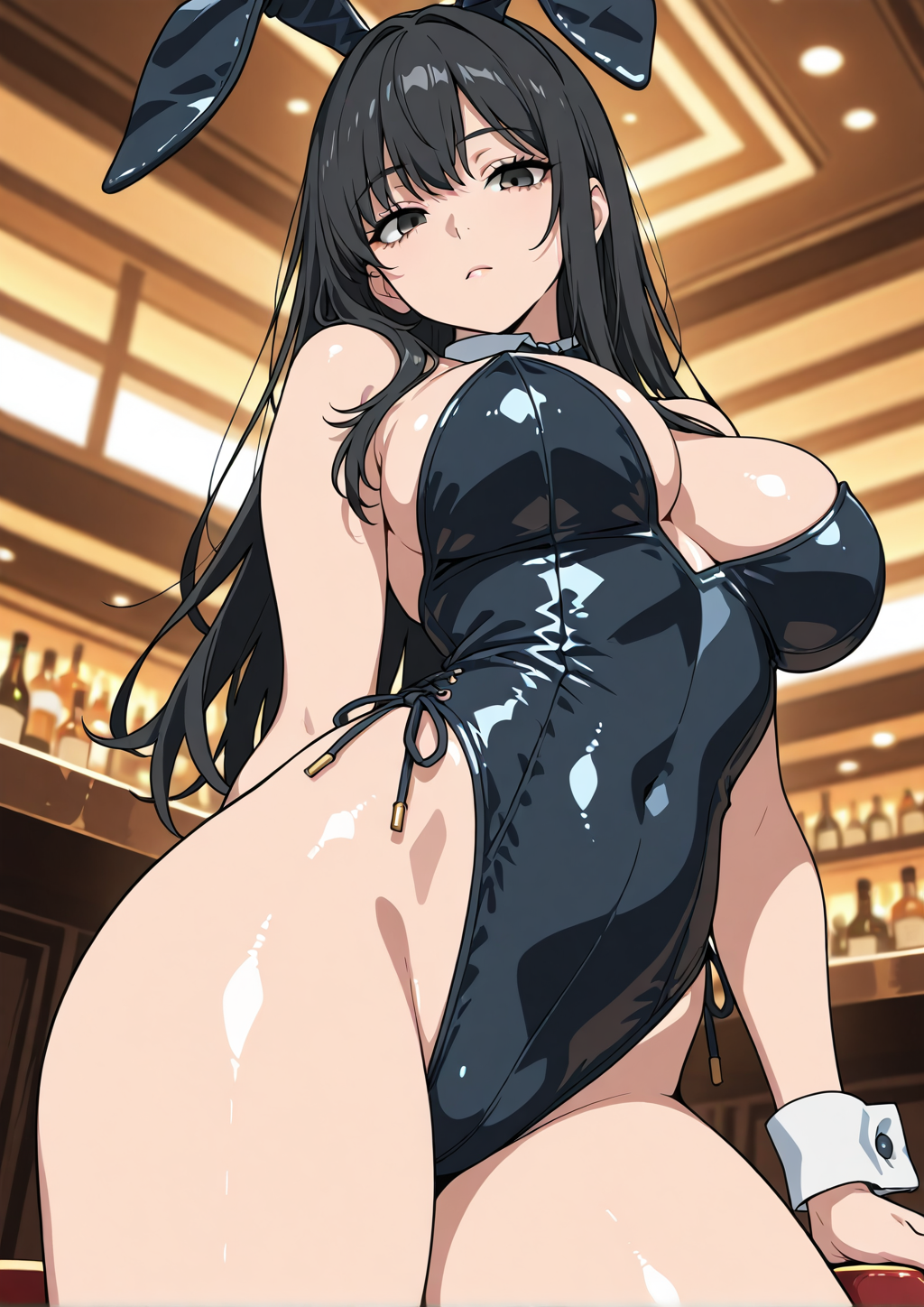 見下しバニー