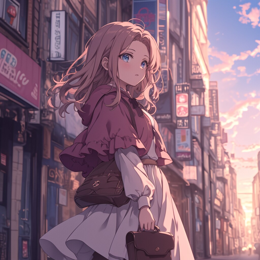 都会の女の子 city girl
