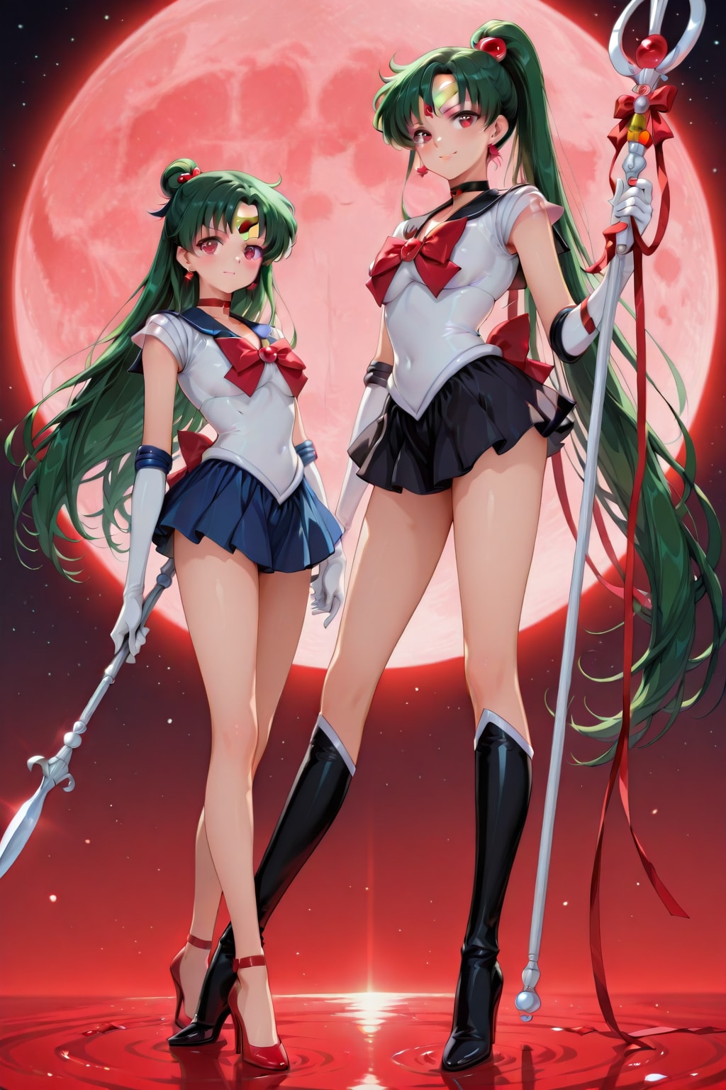 セーラープルートの娘！ | の人気AIイラスト・グラビア