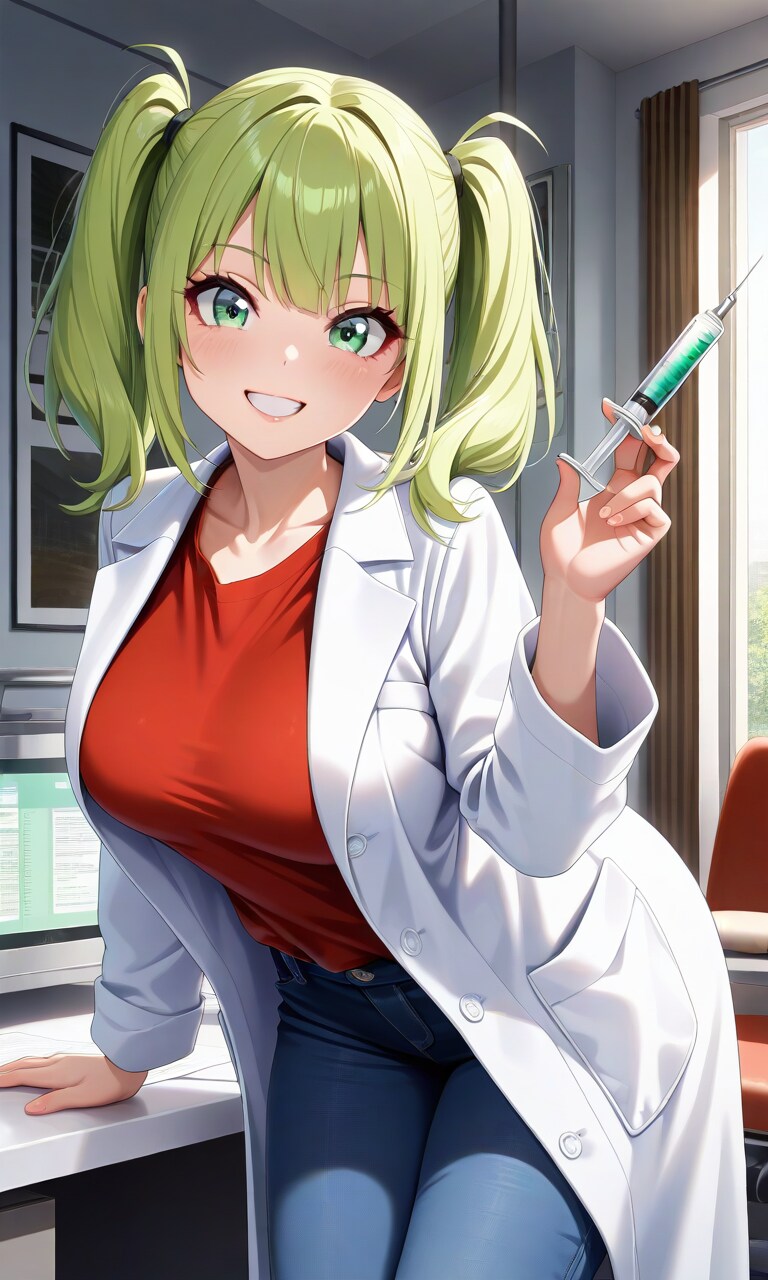 ちょっとチクッとするだけだからね〜