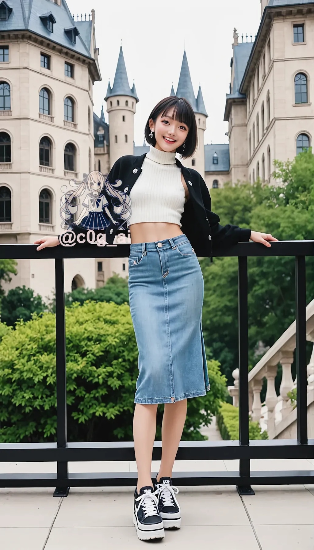 ロングスカートのつばさとつむぎ