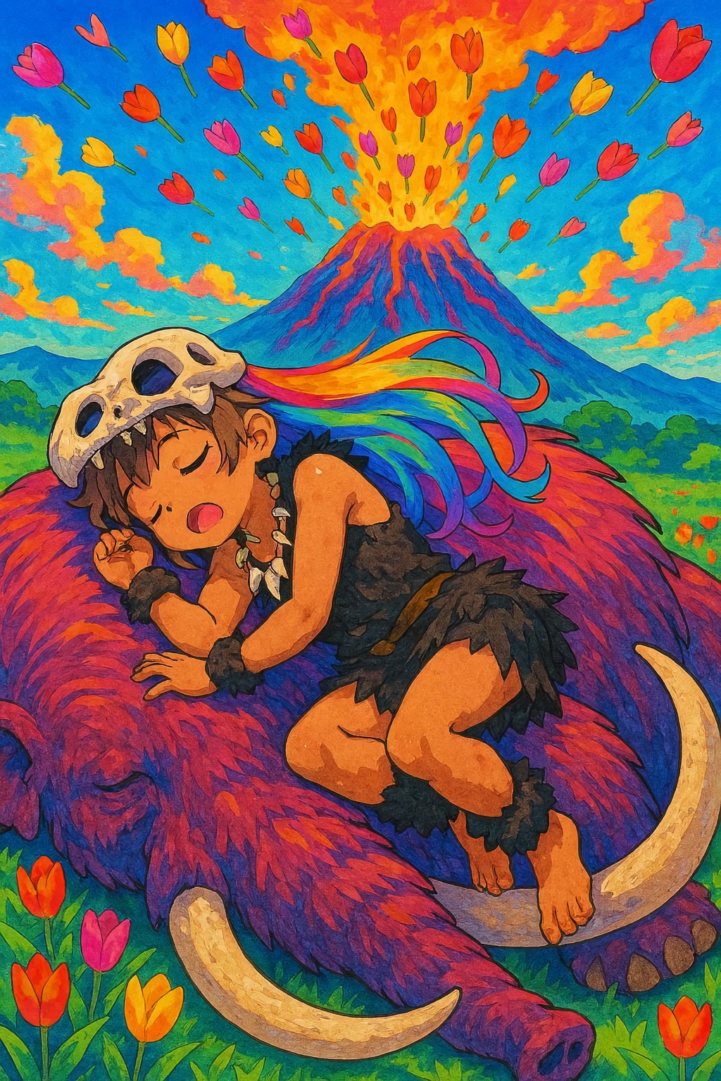 原始ギャル娘【春眠/ここだけ原始時代】