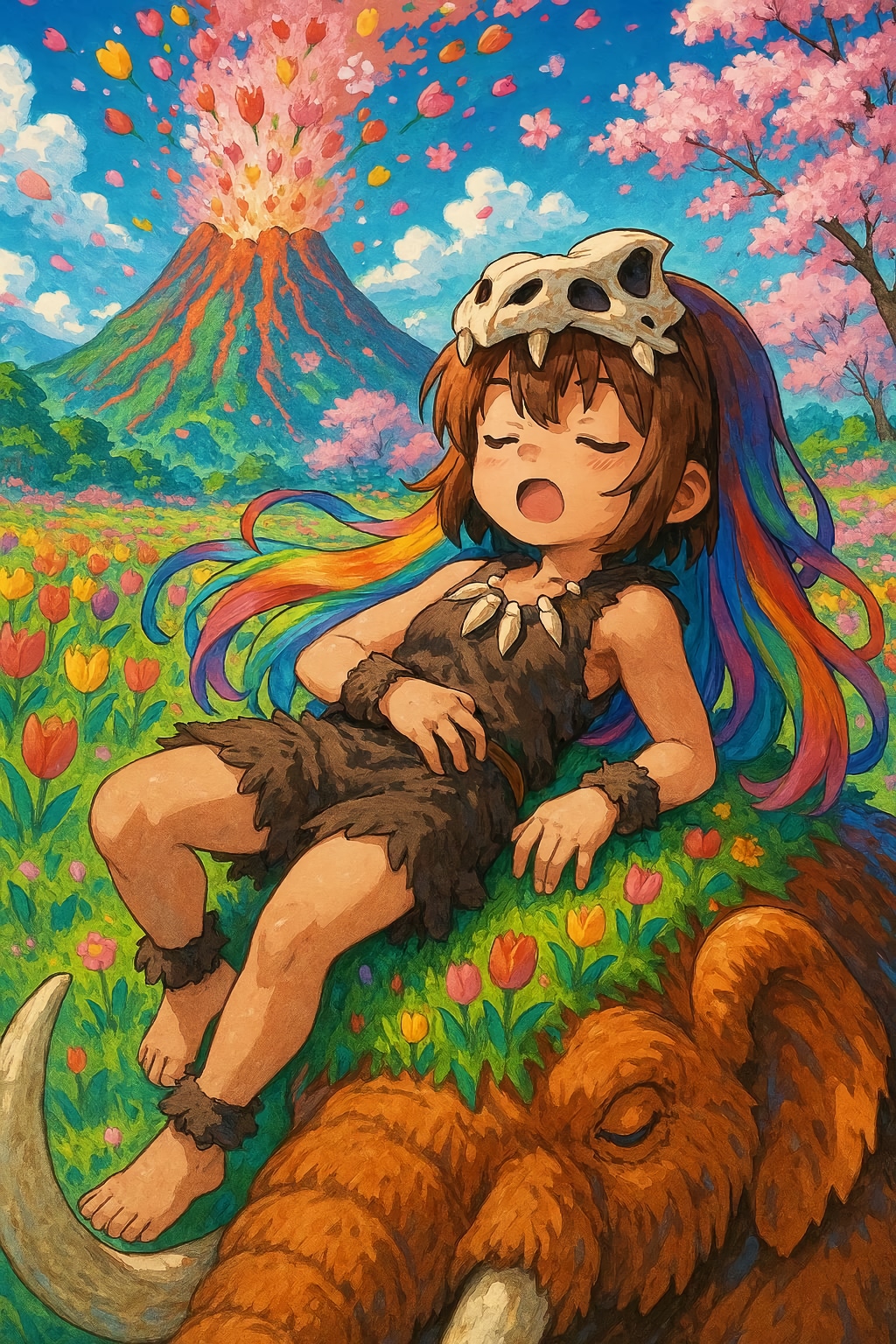 原始ギャル娘【春眠/ここだけ原始時代】