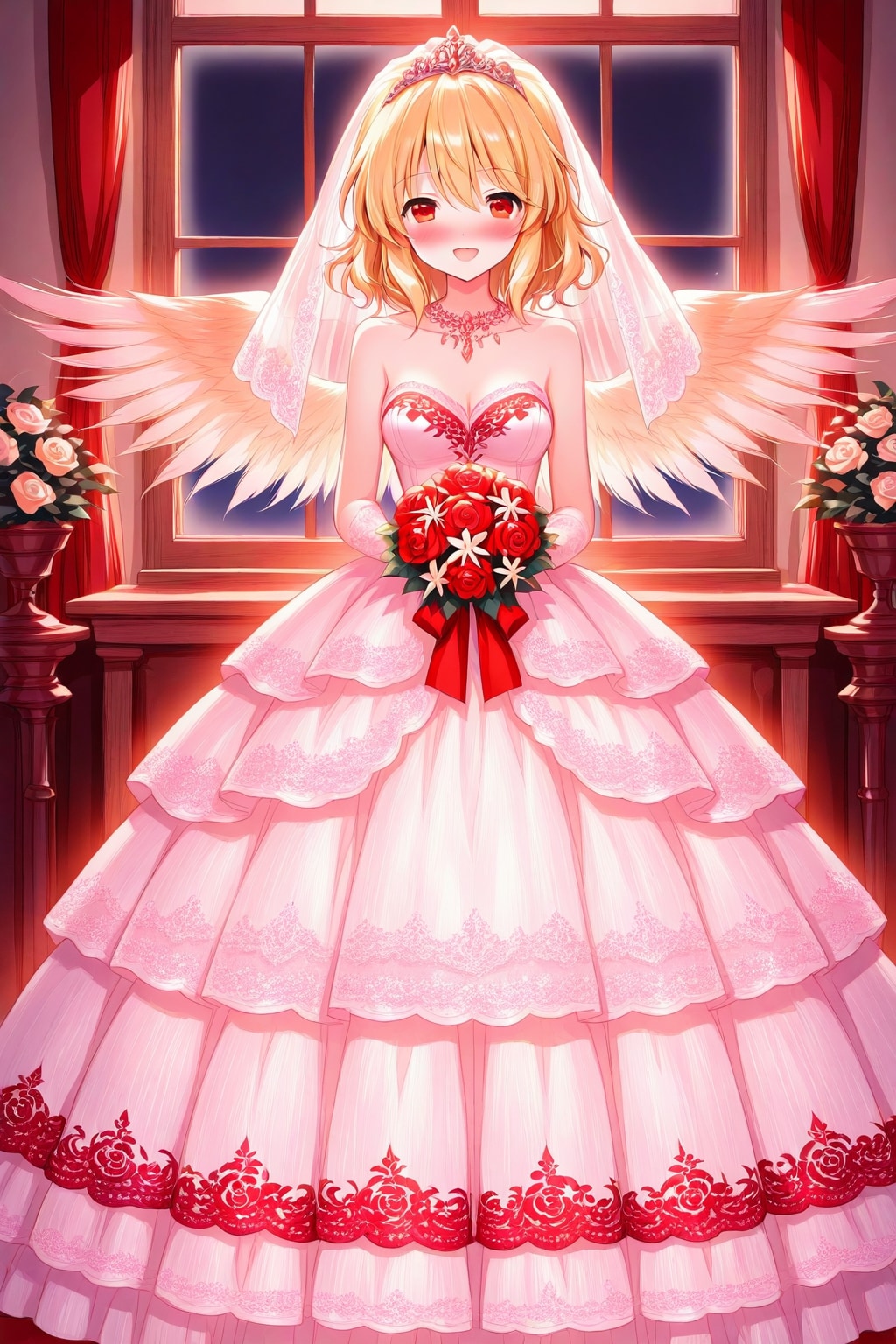 ウェディングドレスのフラン1