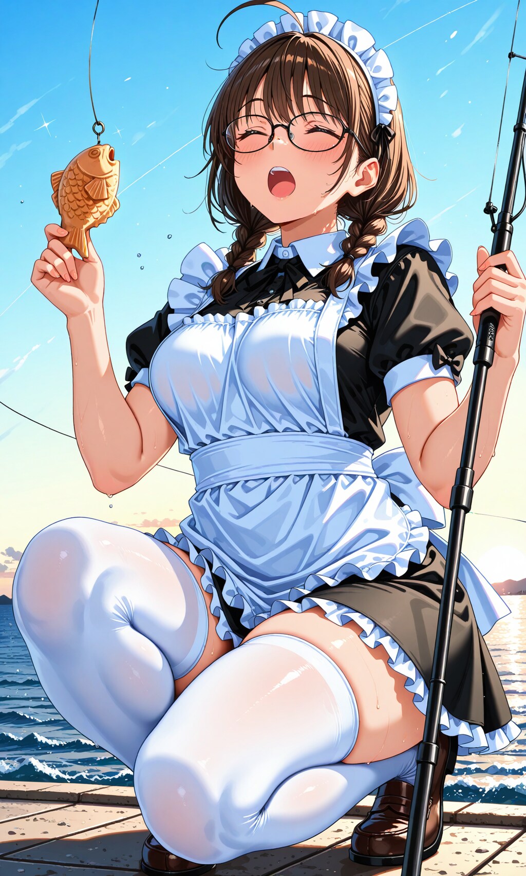 ♪お姉さんつばを飲み込んで～