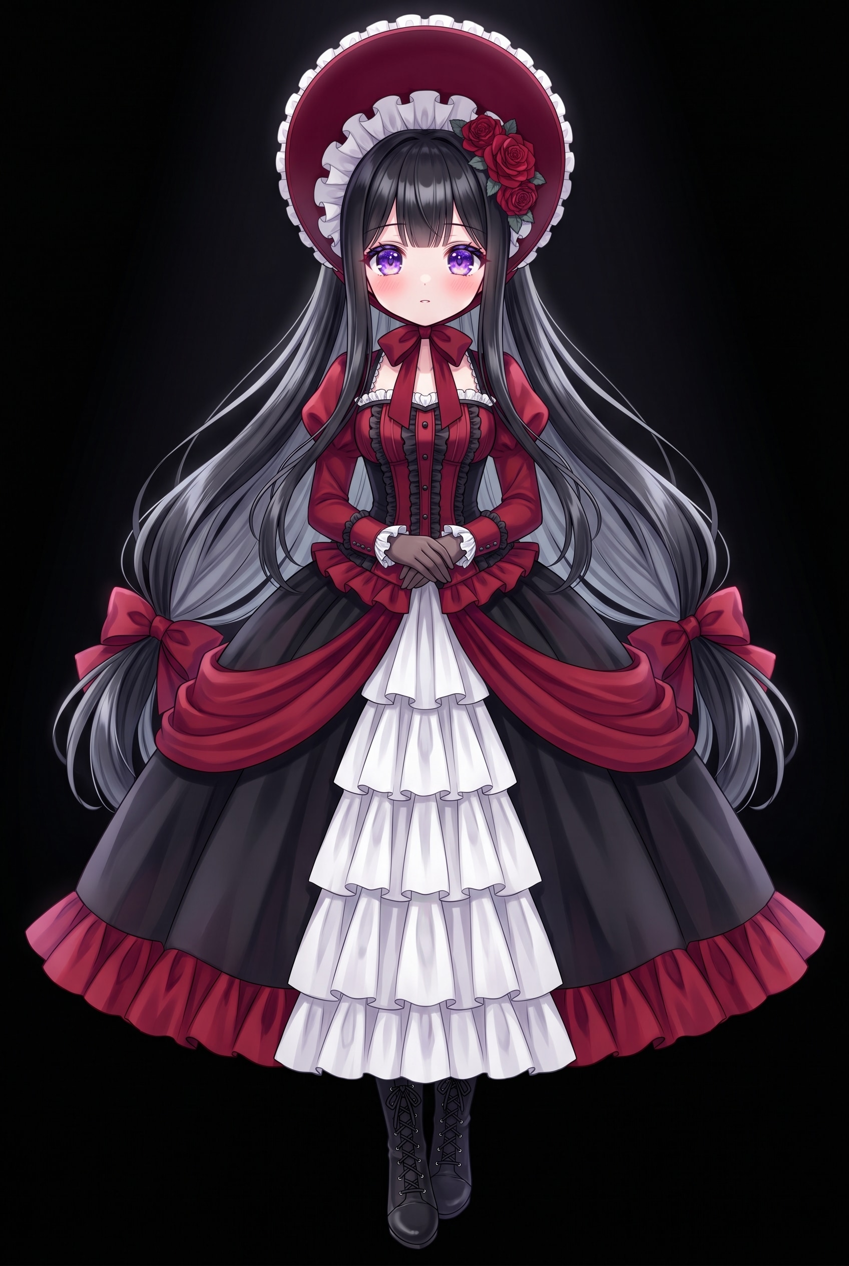 緋薔薇幽姫礼装 | の人気AIイラスト・グラビア
