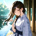 暑いですね。 3枚目
