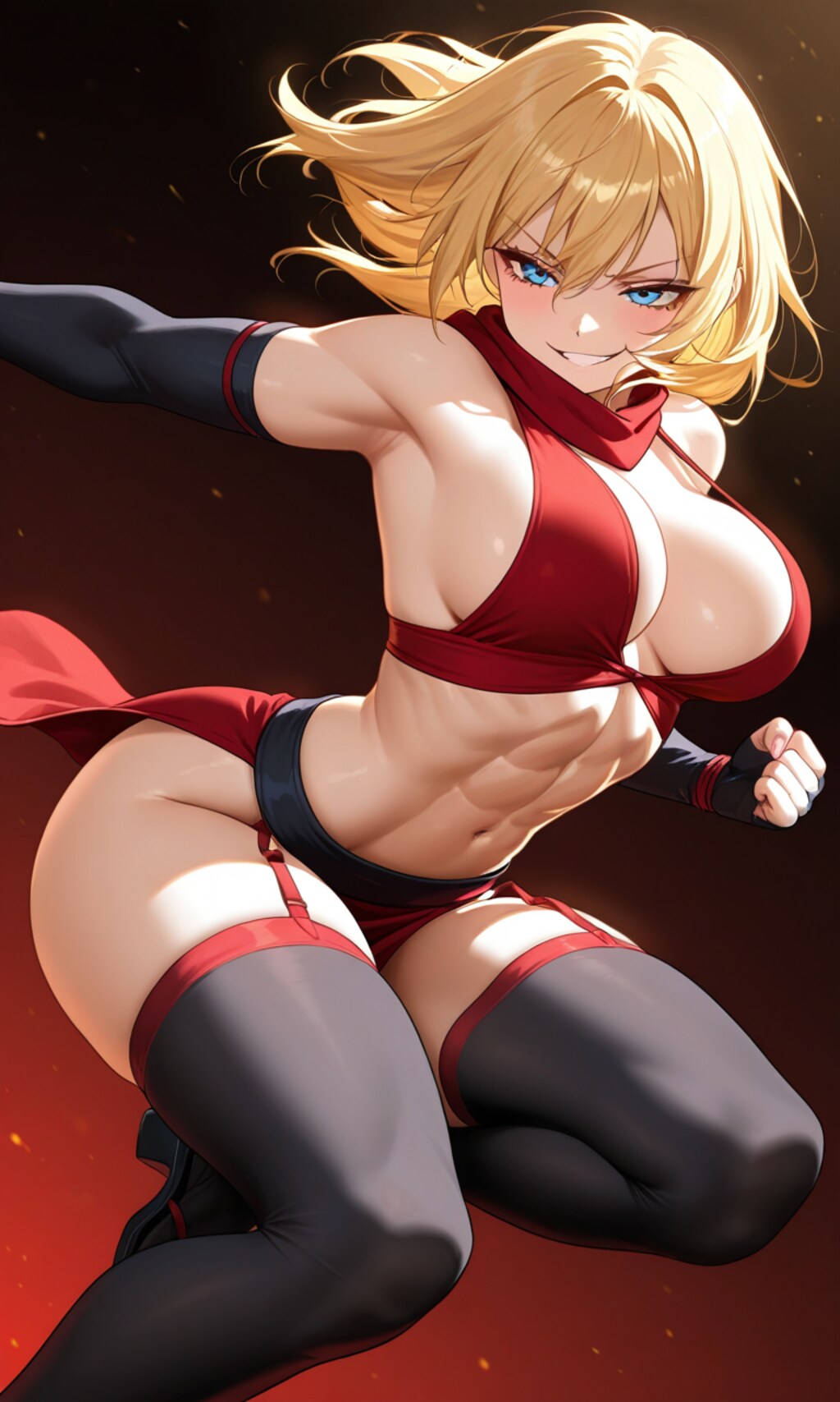 不敵な女戦士