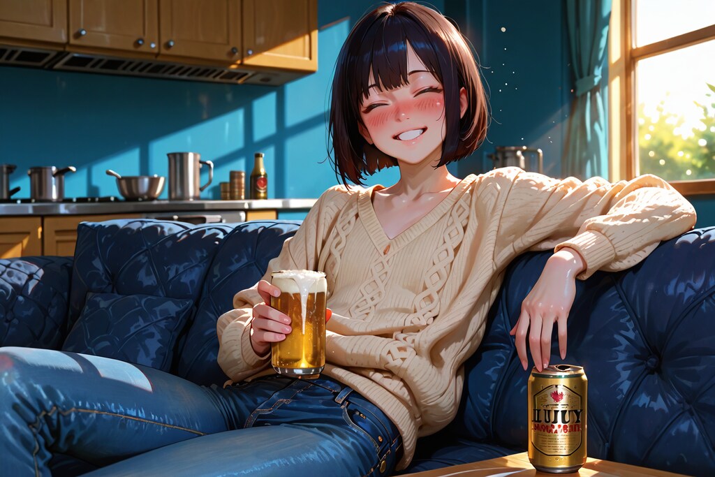 昼の酒は酔う