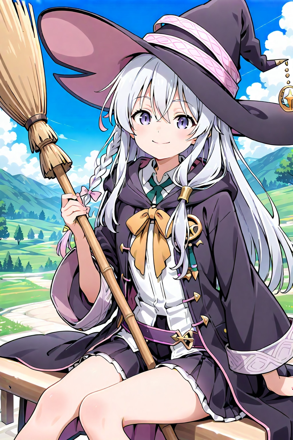 何やら嬉しそうに乾杯している灰の魔女様