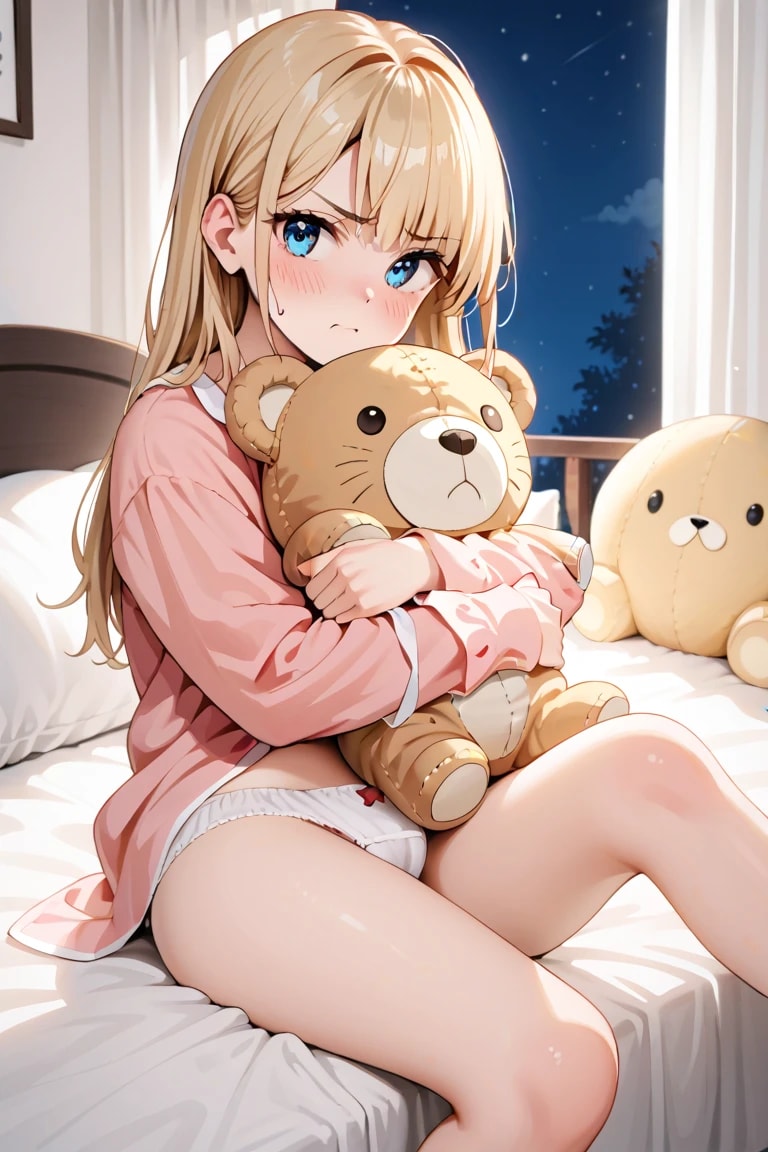照れちゃってる金髪ちゃん✨