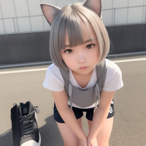 Gray cat #02