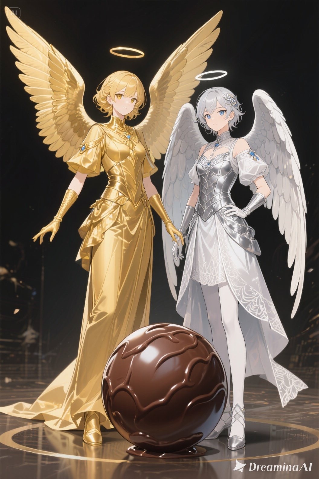 金と銀のエンゼル557 | の人気AIイラスト・グラビア