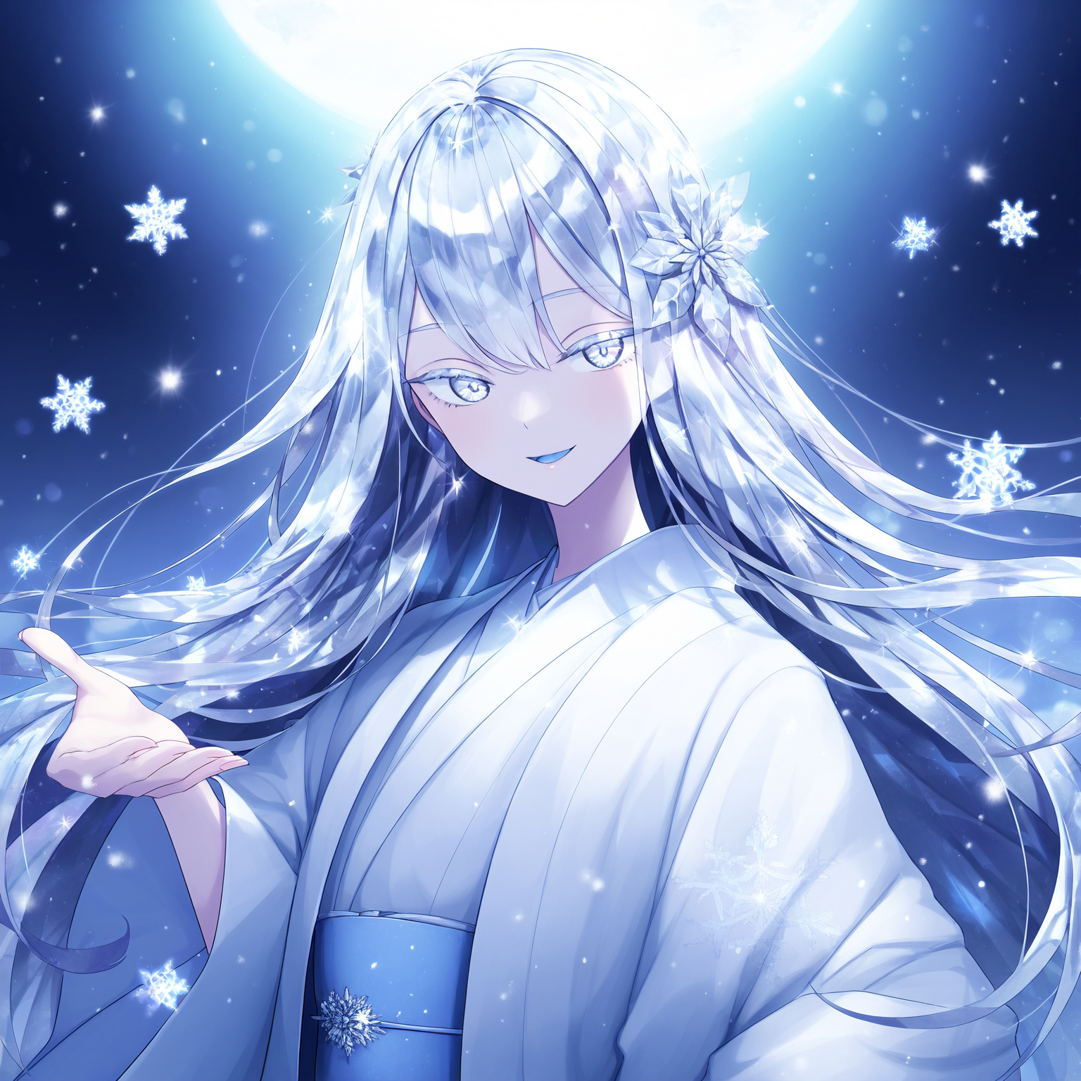 雪女さん　こっちへおいで | の人気AIイラスト・グラビア