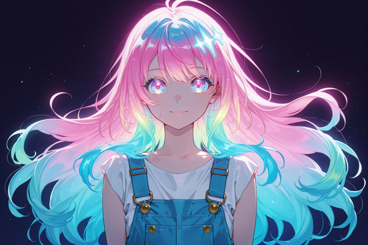 Ntxhais plaub hau xim neon ✨ | の人気AIイラスト・グラビア