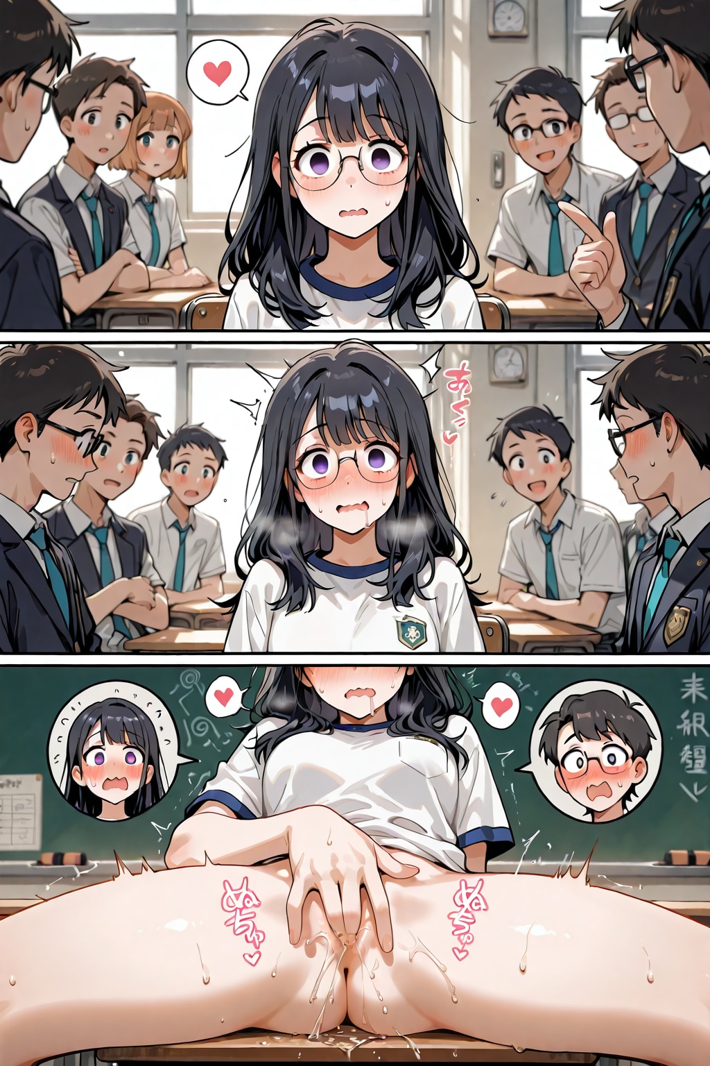 催眠アプリで操られてエッチな声でみんなをえっちな気分にさせちゃった・・・しかもそれだけでは終わらず・・・