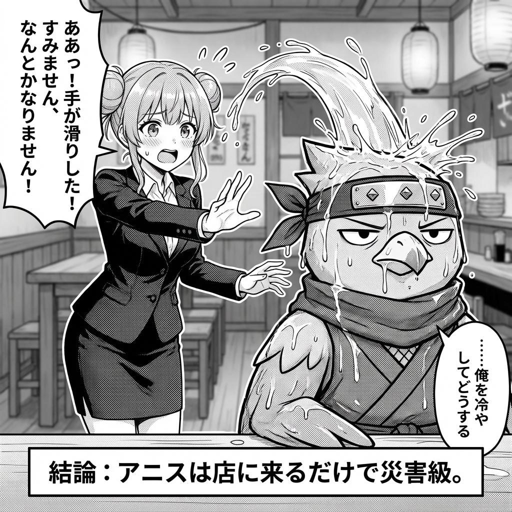 お団子頭のトラブルメーカー