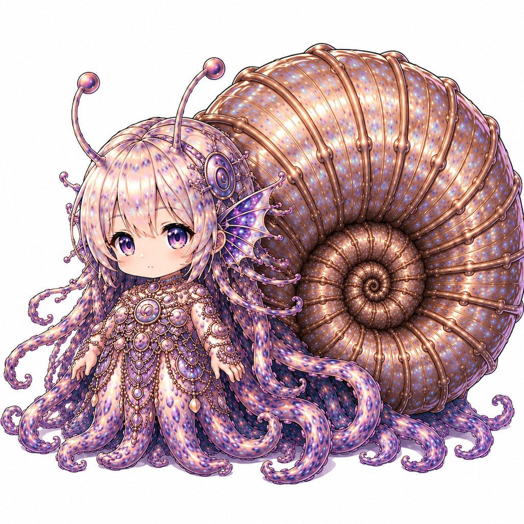 深海からの使者 K-Pg境界を乗り越えた深海文明アンモナイトガール