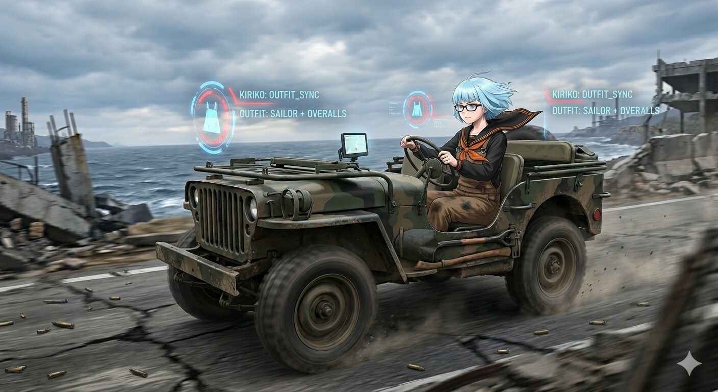 小説 曇天ディストピア 外伝　　　　　　　　　　　　　　　　『威力偵察・激辛油そば・食い倒れ蹂躪紀行』 | の人気AIイラスト・グラビア