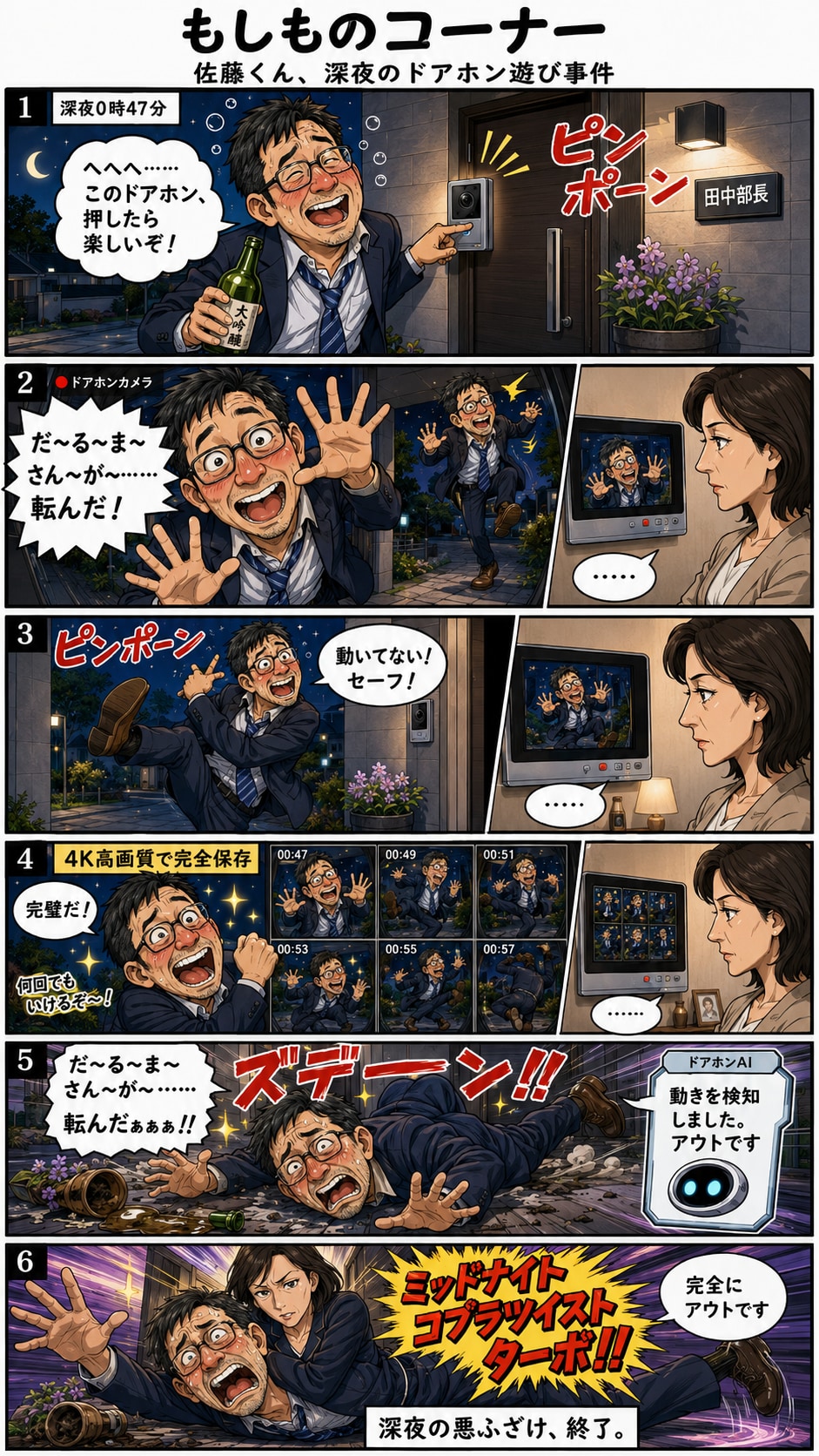 ミッドナイト・達磨さんが転んだ