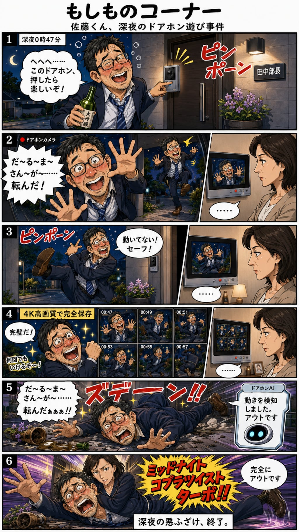 ミッドナイト・達磨さんが転んだ
