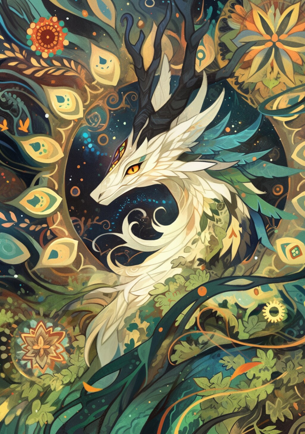 万華鏡のような竜