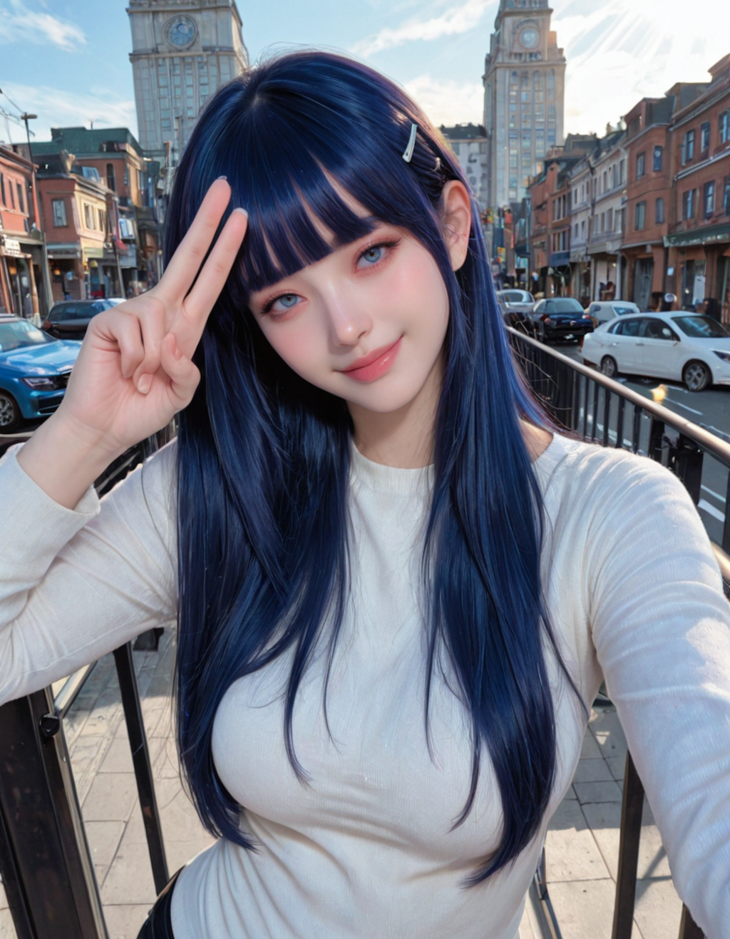 旅行中のチサちゃん