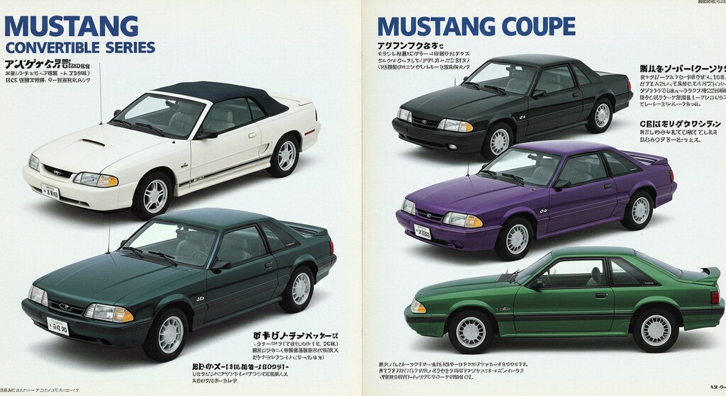 マスタングカタログ風