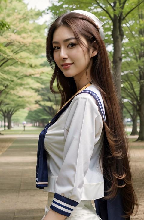 公園ポートレート