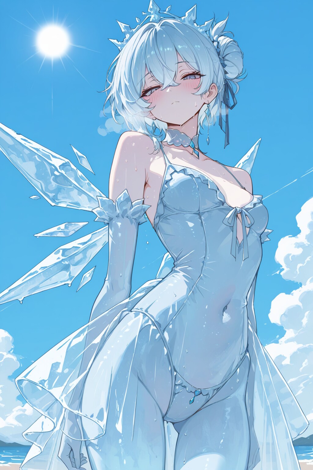氷像を作ろうとした結果。